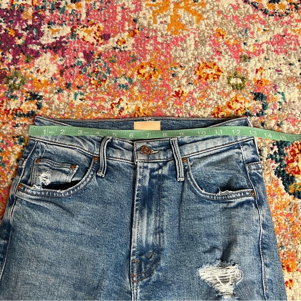 Mother Denim The‎ Insider Ankle in Bloom and Doom Jeans Medium Wash Size 25 - Picture 14 of 16